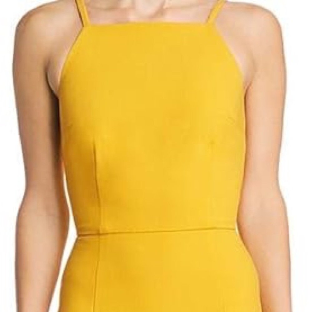 French Connection EUC Adorable mustard yellow cocktail dress! SZ 8